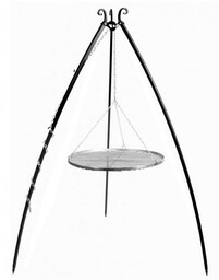 Grill na trójnogu 200 cm - ruszt stal
