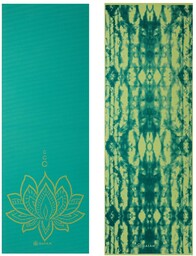 GAIAM MATA DO JOGI DWUSTRONNA TURQUOISE LOTUS 6