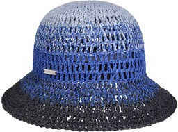Kapelusz Słomkowy Gradient Colours by Seeberger, niebiesko-ciemnoniebieski, One