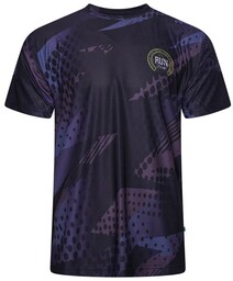 Duża Koszulka Męska Treningowa Czarna KAM