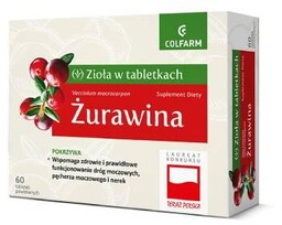 COLFARM ŻURAWINA - 60 tabletek
