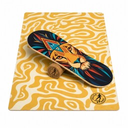 Trickboard Balance Board Large Lion z korkowym wałkiem