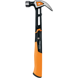 Fiskars 1027202 IsoCore Młotek stolarski z zakrzywionym pazurem,