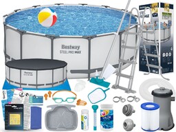 Basen Bestway 427x122 Ogrodowy Stelażowy 5612X 19w1