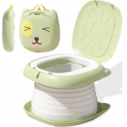 Składana Toaletka Dla Dzieci Podróżna Nocnik Turystyczny Torba,