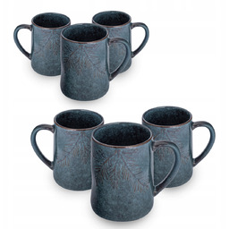 Duże kubki zestaw 6 kubków do kawy herbaty