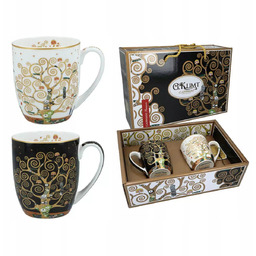 Kubki kubek porcelana kpl 2szt Drzewo życia G.Klimt