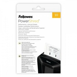 Arkusze do oliwienia niszczarek 10szt Fellowes