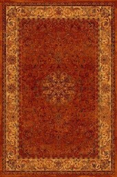 Dywan wełniany Dywilan Omega Leya czerwony 200x300 cm
