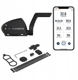 Coospo Rowerowy Czujnik Kadencji I Prędkości Bluetooth Led