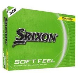 Piłki golfowe SRIXON Soft Feel, żółte, 12 szt