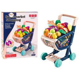 Wózek Sklepowy Dla Dzieci Warzywa Do Krojenia Granatowy