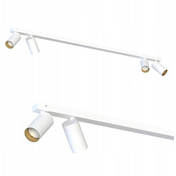 Nowodvorski Listwa z reflektorkami spotami biała GU10 Mono