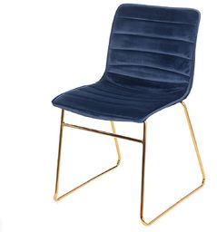 Krzesło Milo Navy, 45 x 53,5 x 80cm