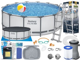 Basen Bestway 427x122 Ogrodowy Stelażowy 5612X 15w1