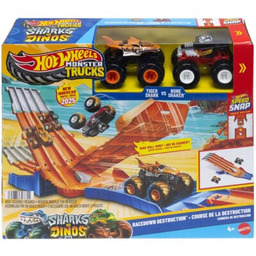 Hot Wheels Tor Monster Trucks Sharks vs. Dinos
