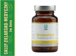 BROMELAINA 60 Kapsułek Enzymy trawienne