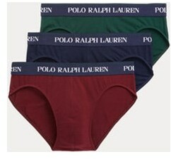 Polo Ralph Lauren Komplet 3 par slipów 714840543014