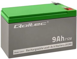 QOLTEC Akumulator 53031 9Ah 12V