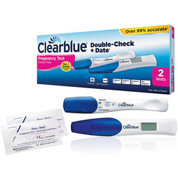 CLEARBLUE cyfrowy test ciążowy 1szt +PLUS 1szt +2p