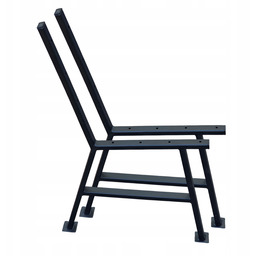 Nogi stalowe do ławki na stopce komplet 2