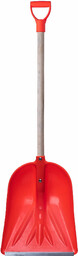 Łopata do śniegu 130 cm, pomarańczowa