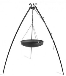 Wok na trójnogu 200 cm - stal naturalna