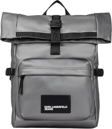 KARL LAGERFELD JEANS Roll Top Backpack, Gunmetal, KARL