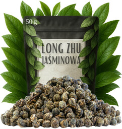 Long Zhu 50 g herbata zielona jaśminowa perły