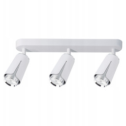 Lampa Wisząca Spot Flower Biały Srebrny 3xGU10 48cm