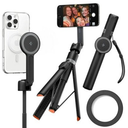 SPIGEN Uchwyt selfie S581W MagSafe Bluetooth Tripod Czarny