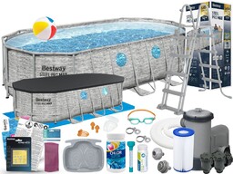 Basen Bestway 549x274x122 Ogrodowy Stelażowy 56716 18w1