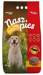 BIOFEED NASZ PIES Z WOŁOWINĄ 15 KG