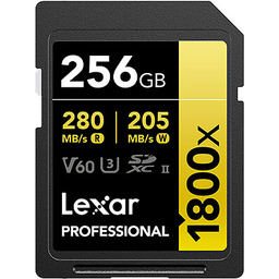Lexar Karta pamięci SDXC 256GB 1800x (280MB/s) v60