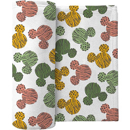 Disney Myszka Miki Jungle Bryzgły flanelowy koc, jeden