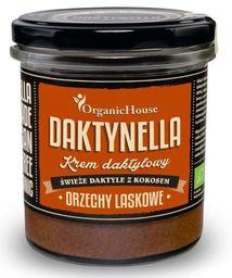 KREM KOKOSOWO-DAKTYLOWY ORZECHY LASKOWE BEZGLUTENOWY BIO 280 G