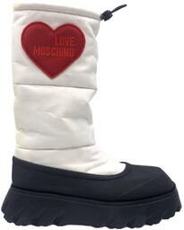 Buty damskie śniegowce LOVE MOSCHINO rozmiar 40 białe
