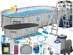 Basen Bestway 549x274x122 Ogrodowy Stelażowy 56716 19w1