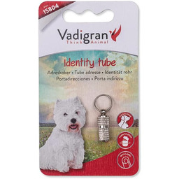 Nobby Zawieszka adresowa w kolorze chromu 22 mm