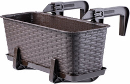 Doniczka rattanowa z podstawką Frette 40 cm +