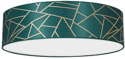Lampa sufitowa ZIGGY GREEN, MLP7578, 50 cm, butelkowa