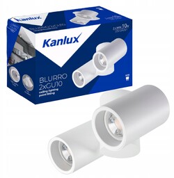 Kanlux oprawa sufitowa natynkowa Blurro 2xGU10 Co-w 11,5
