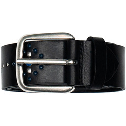 Cintura Borchie Leather Belt Black