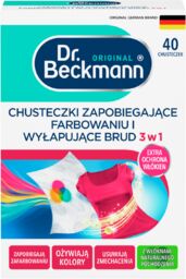 Dr Beckmann, chusteczki wyłapujące kolor i wspomagające usuwanie