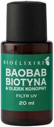 BIOELIXIRE Silikonowe serum do włosów Baobab + Biotyna