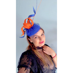 Pakamera Fascynator LULU pomarańcz / oraz inne kolory