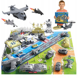 Zestaw Pojazdów Wojskowych Dla Dzieci Mata Żołnierzyki Baza