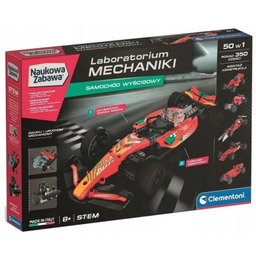 Clementoni Naukowa Zabawa - Laboratorium mechaniki: Samochód wyścigowy
