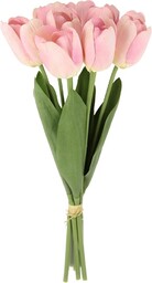 Realistyczny tulipan, 7 kwiatów, 35 cm, dekoracja wiosenna,
