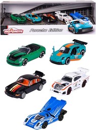 Majorette 212053172 Zestaw Porsche, 5 metalowych pojazdów die-cast